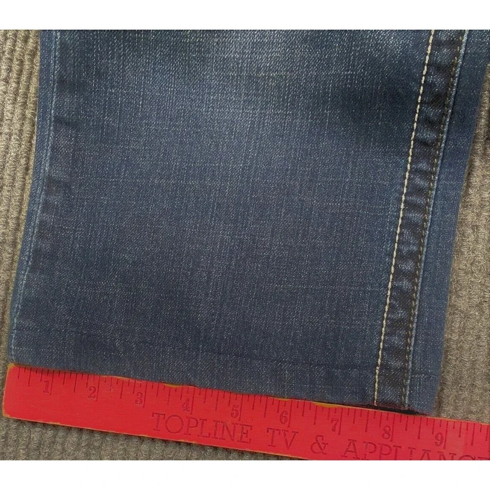 Affliction Jeans Men's Blue Premium Cooper Distressed Denim  Size 33x26